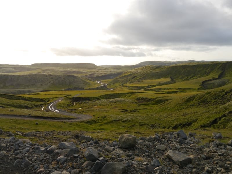 Paysage du Laki en Islande