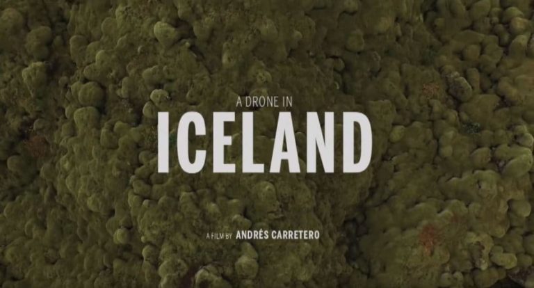 Islande : vidéo prise des airs