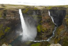 Que faire en Islande en mai ? Chute d'Haifoss