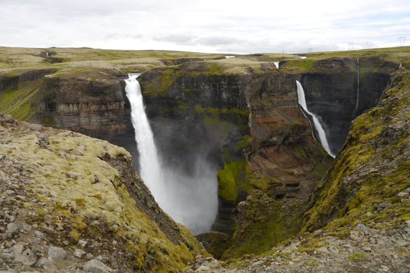 Haifoss, l'une des cascades les plus hautes d'Islande
