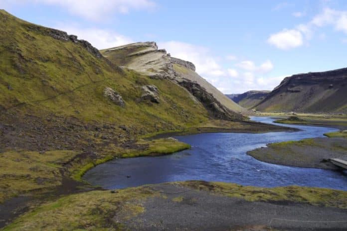 Eldgja en Islande