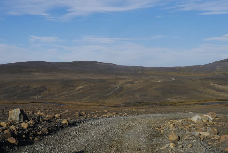 Piste en islande