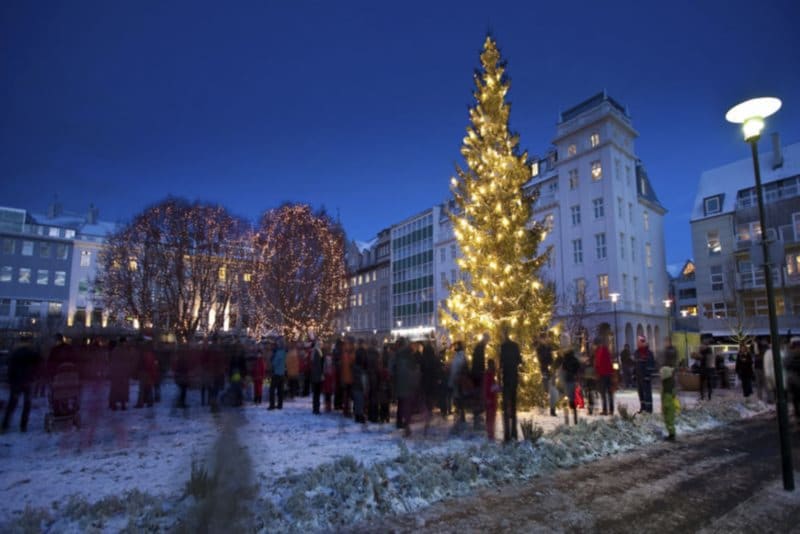 Reykjavik à Noël