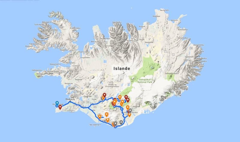 road trip islande 1 semaine