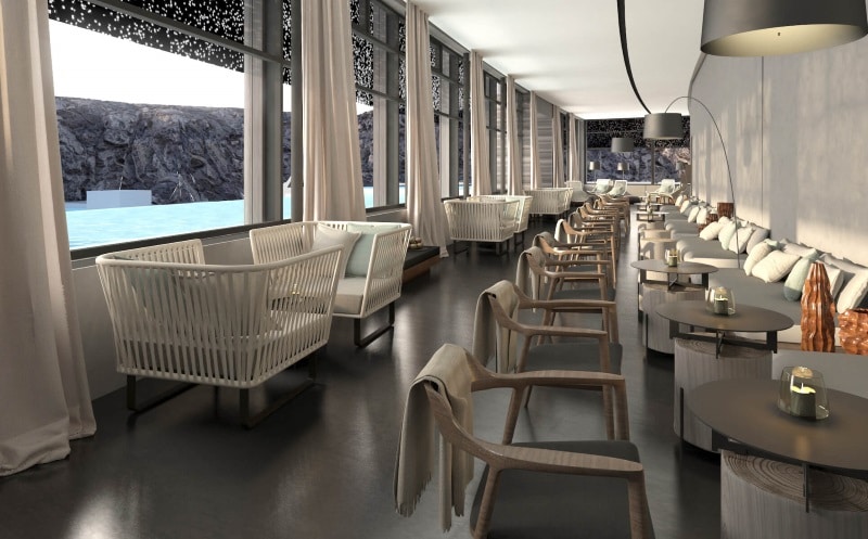 Café et restaurant au Lagon Bleu