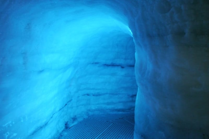 Perlan grotte de glace