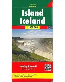 Carte de l'Islande Freytag & Berndt