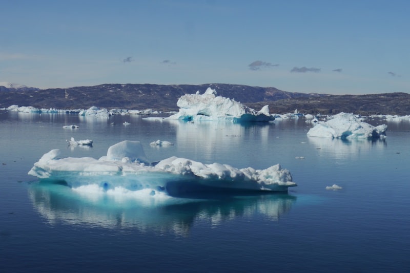 Fjord de Sermilik dans l'est du Groenland