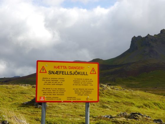Route nord du Snaefellsjokull
