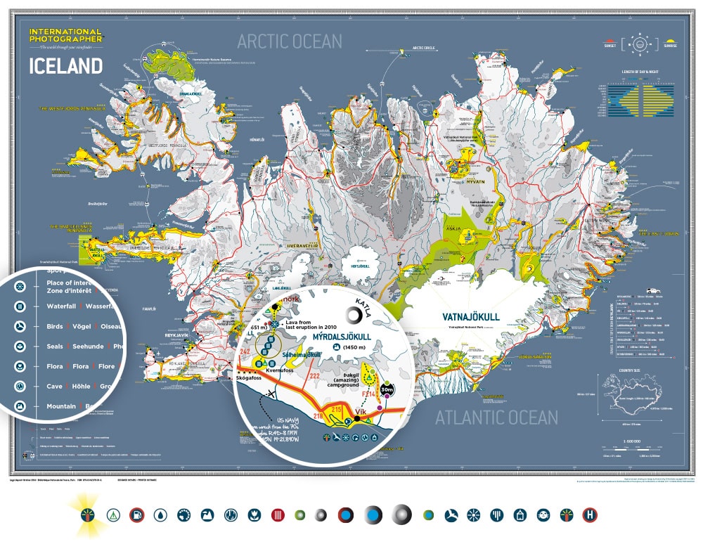 carte islande