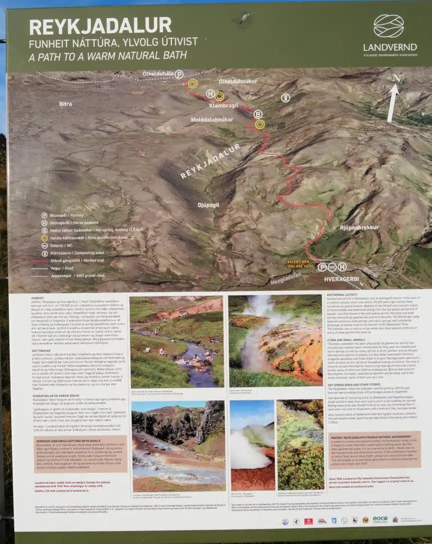 Randonnée de Reykjadalur