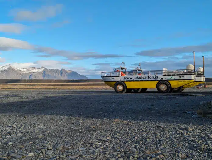 Jokulsarlon bateau amphibie