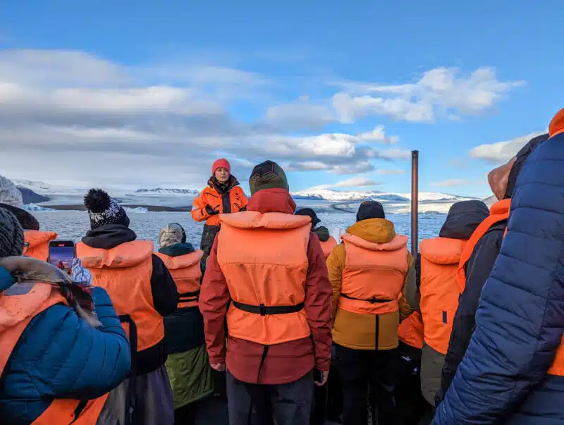 tour en bateau Jokulsarlon