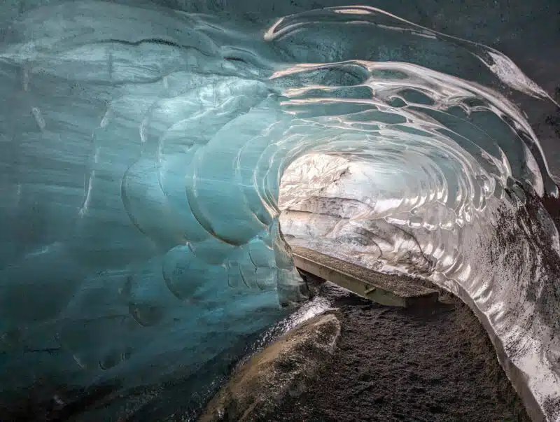 Couloir grotte de glace Katla