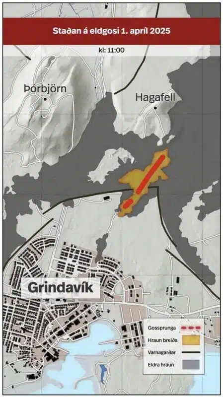 Eruption du 1er avril