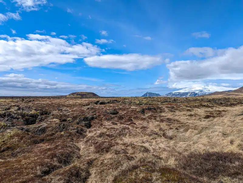 Búðaklettur et Búðahraun