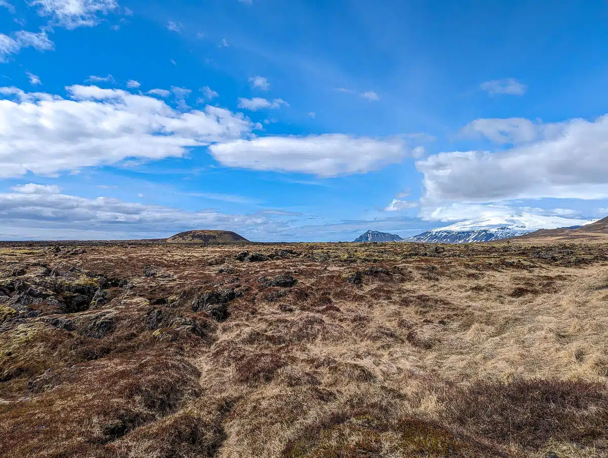 Búðaklettur et Búðahraun