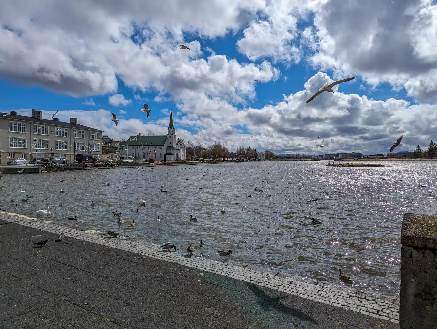 Lac de Tjornin quai