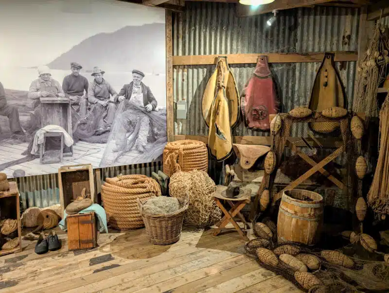 Musée du Hareng, les accessoires du pêcheurs