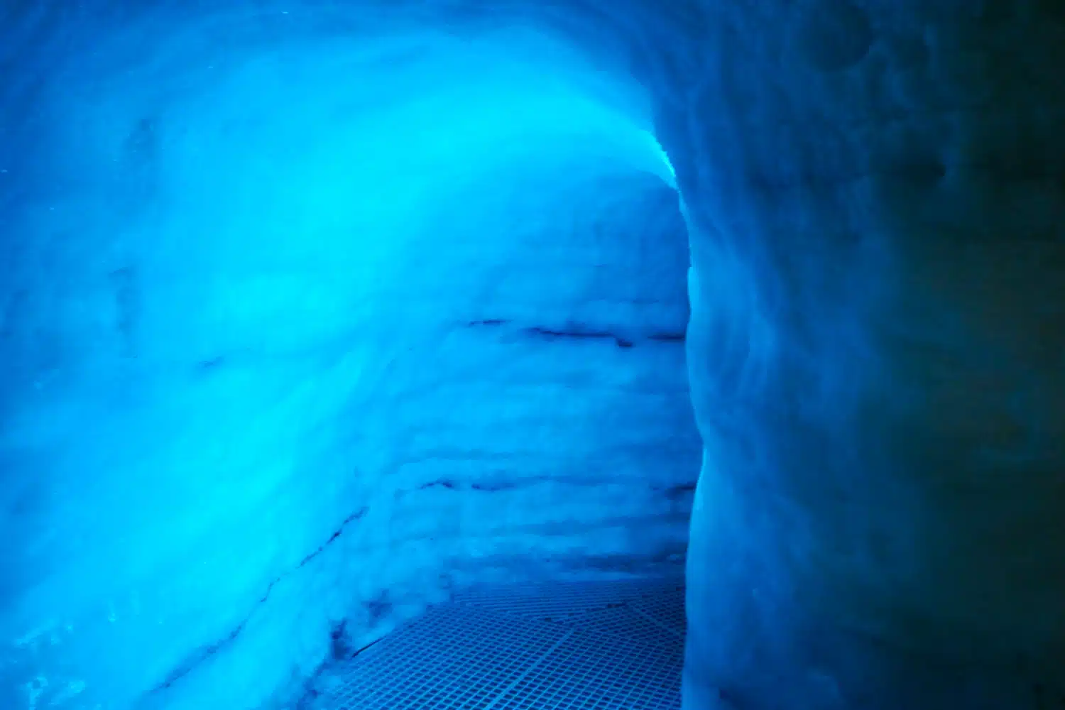 Perlan et tunnel de glace