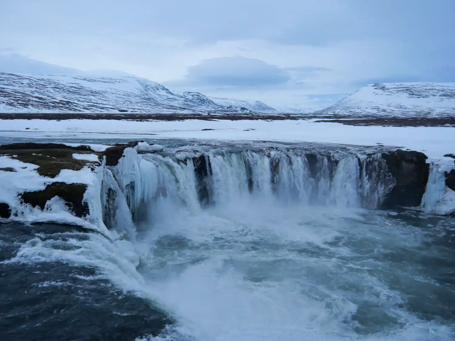 Godafoss en hiver