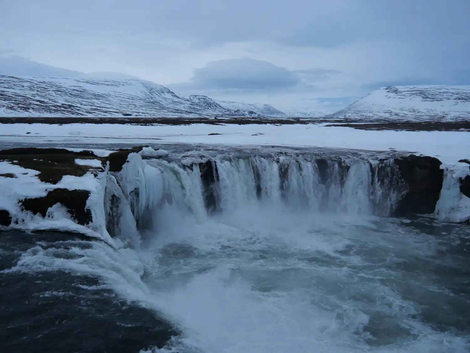 Godafoss glace