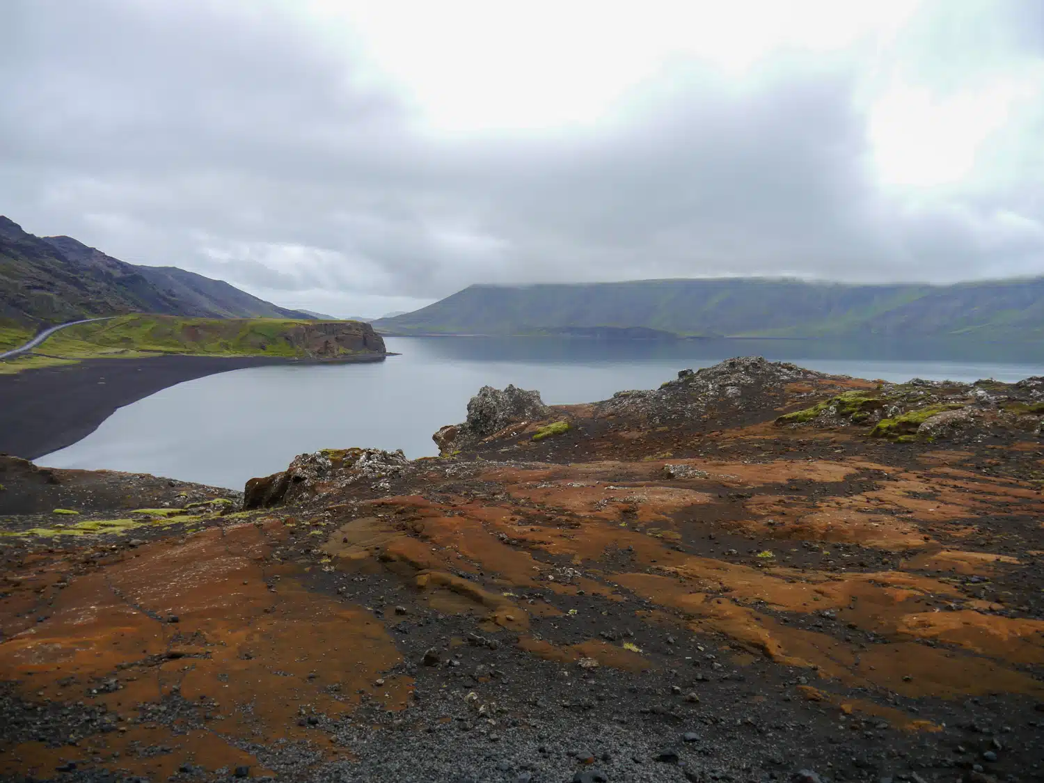 Lac Kleifarvatn Automne