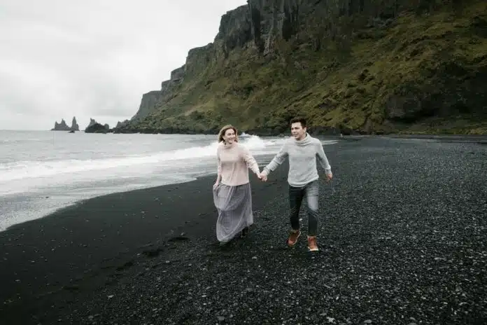 Plage de Vik en Islande
