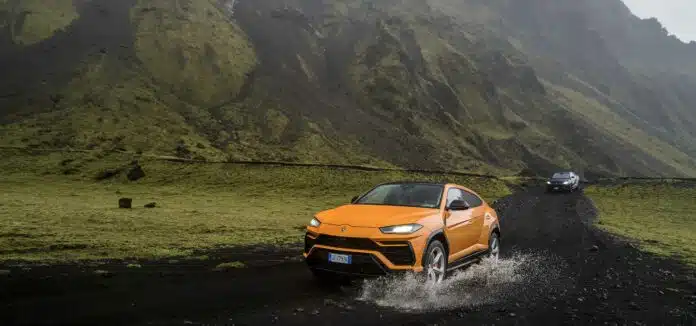 Lamborghini Urus en Islande