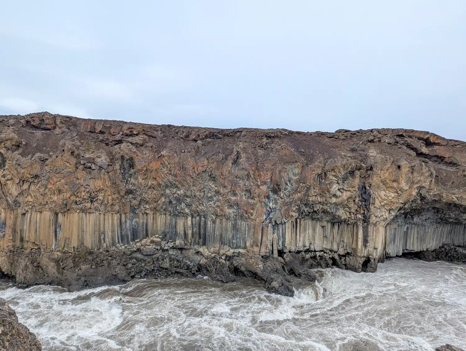 Orgues basaltiques Aldeyjarfoss