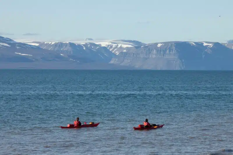 Kayak fjord